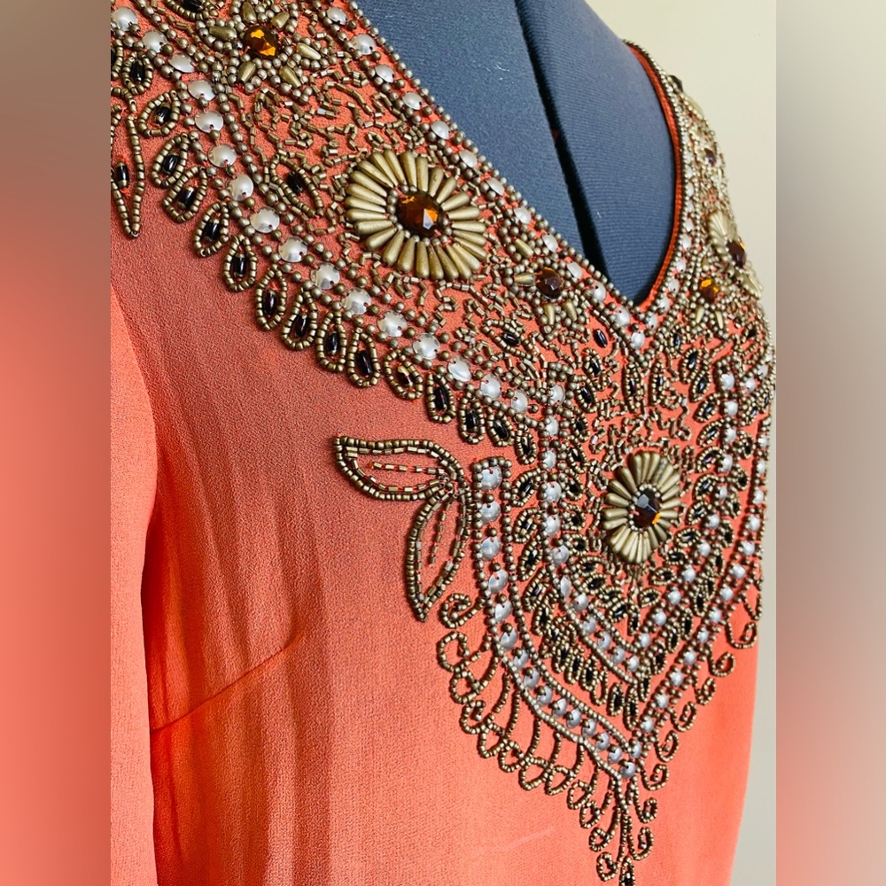 Together Almost New Hand Beaded Full Sleeve Top